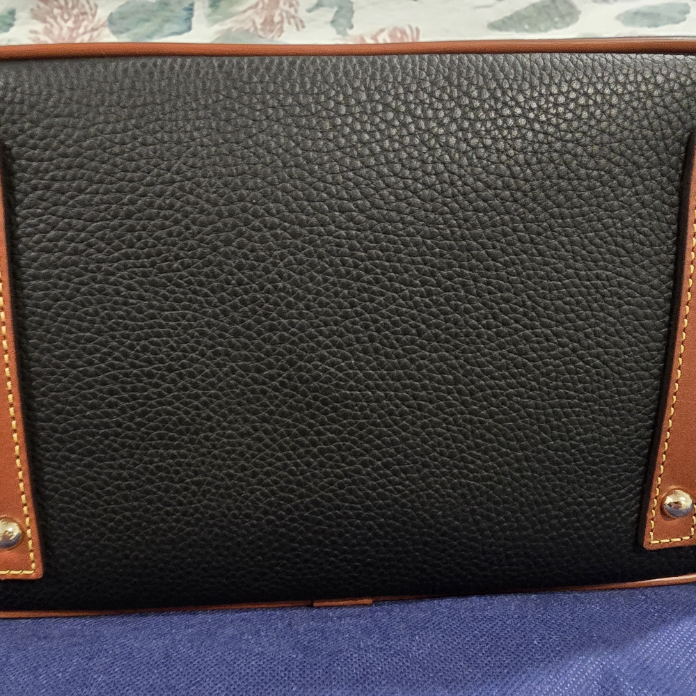 Dooney & Bourke Black and Brown Satchel - Picture 4 of 4